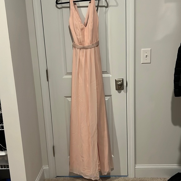 vera wang blush bridesmaid dress Vera Wang: Albine